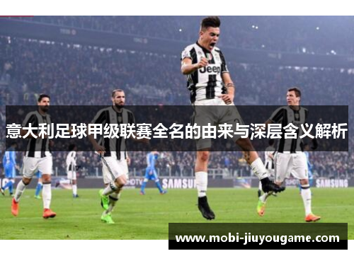 意大利足球甲级联赛全名的由来与深层含义解析