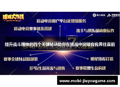 提升战斗精神的四个关键秘诀助你在挑战中突破自我勇往直前